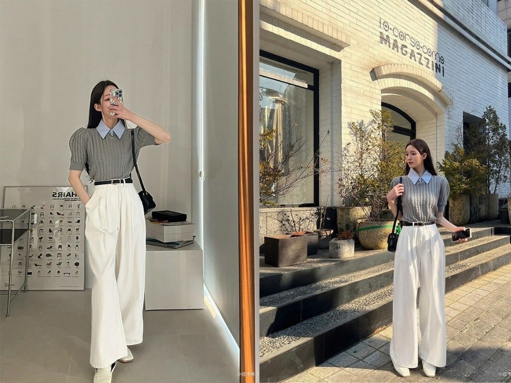 Outfit công sở mùa thu