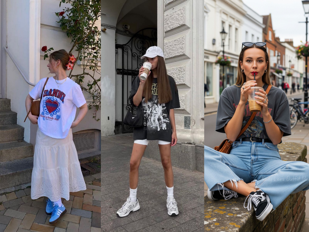 3 cách phối áo thun oversized giúp nàng tỏa sáng mọi phong cách