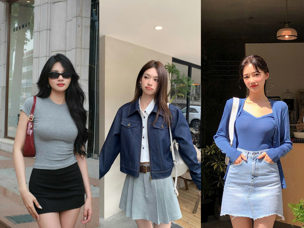 Cách phối chân váy chữ A dáng ngắn giúp nàng tỏa sáng mọi lúc