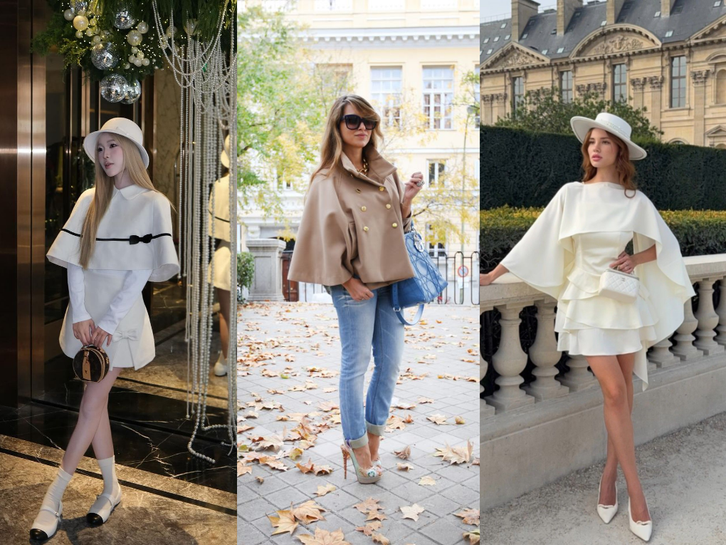 Mặc áo choàng cape sao cho thật sang?