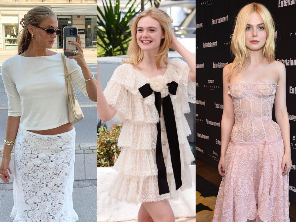 Tinh tế quyến rũ: Bí quyết diện trang phục ren cho phái đẹp