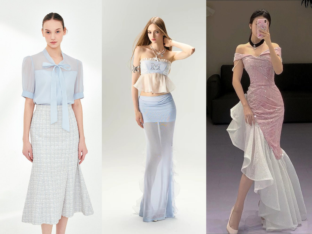 Định hình vẻ đẹp mềm mại cùng chân váy đuôi cá