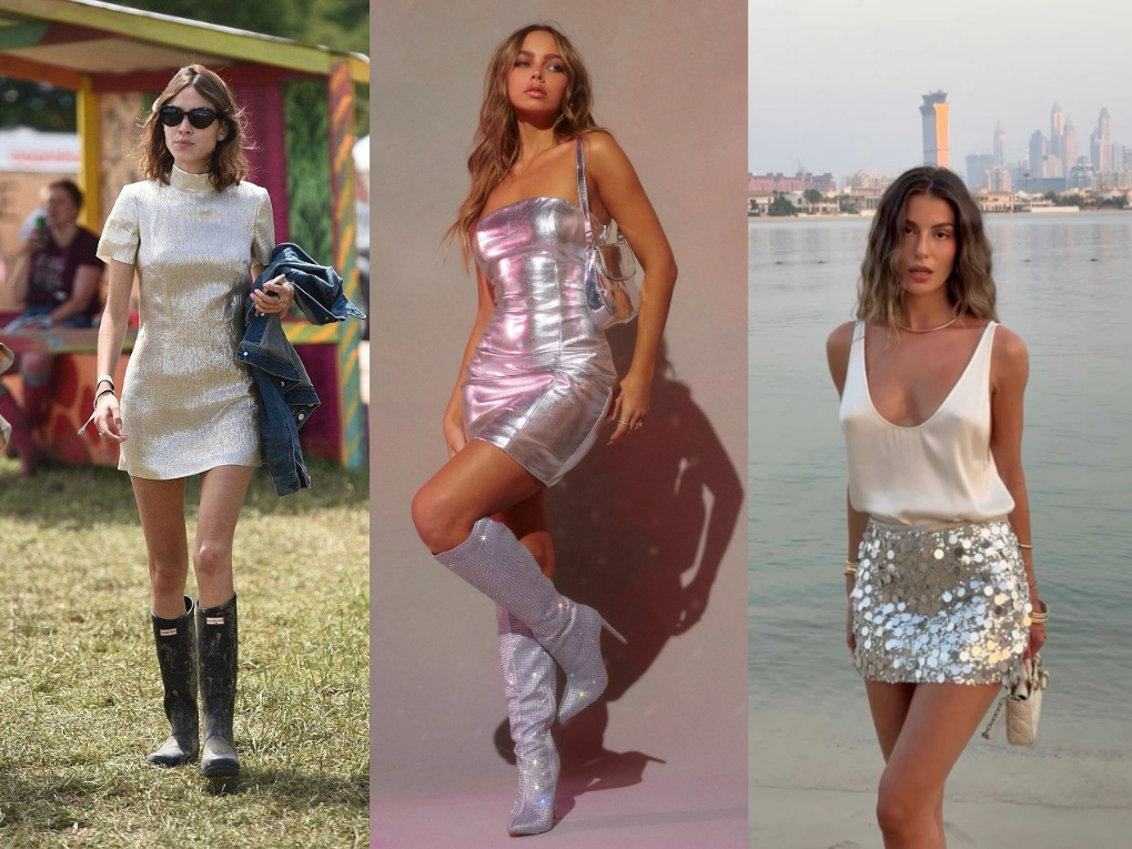 Trang phục ánh kim: Tỏa sáng mọi bữa tiệc