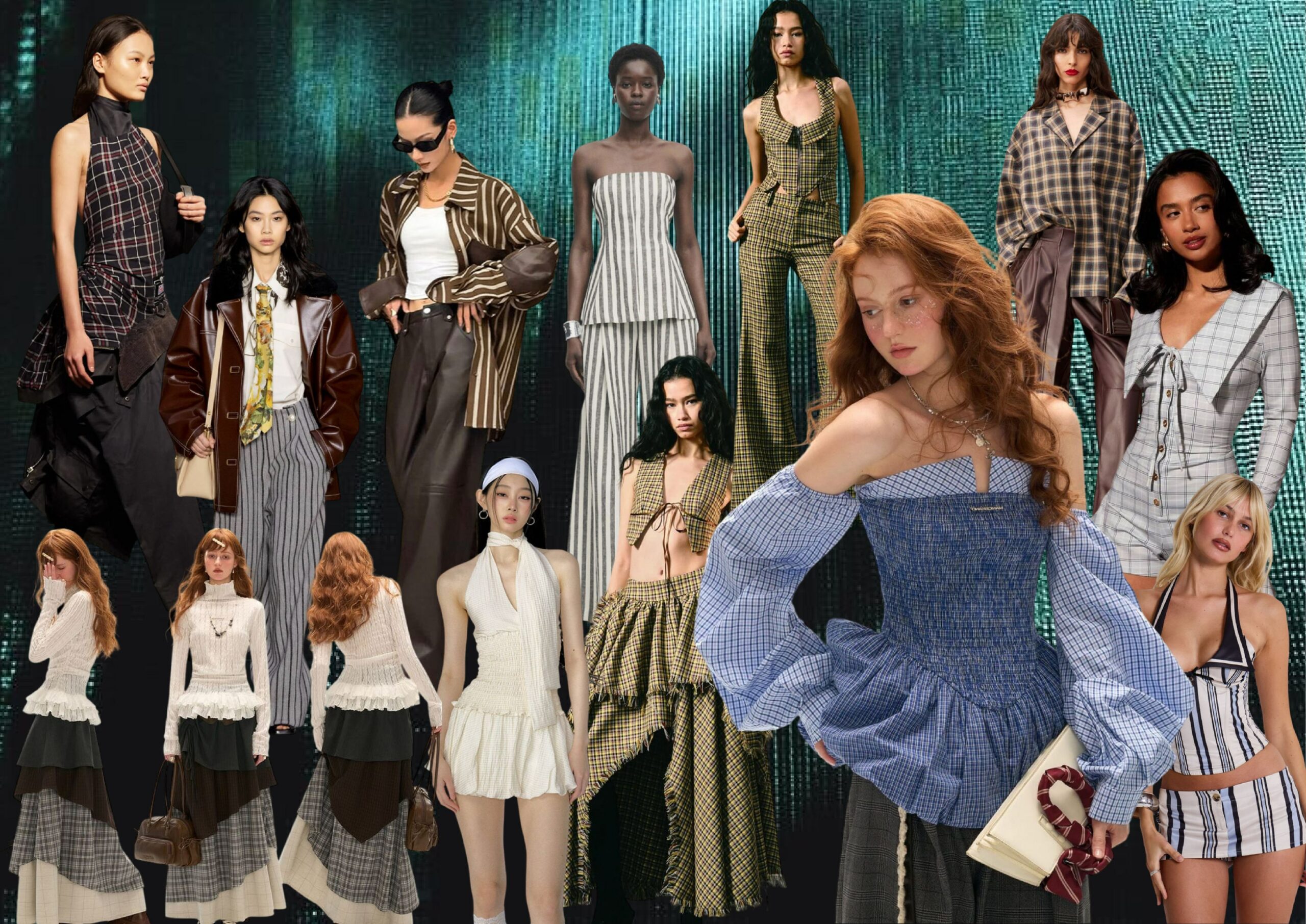 Xu hướng thời trang họa tiết kẻ Xuân Hè 2026