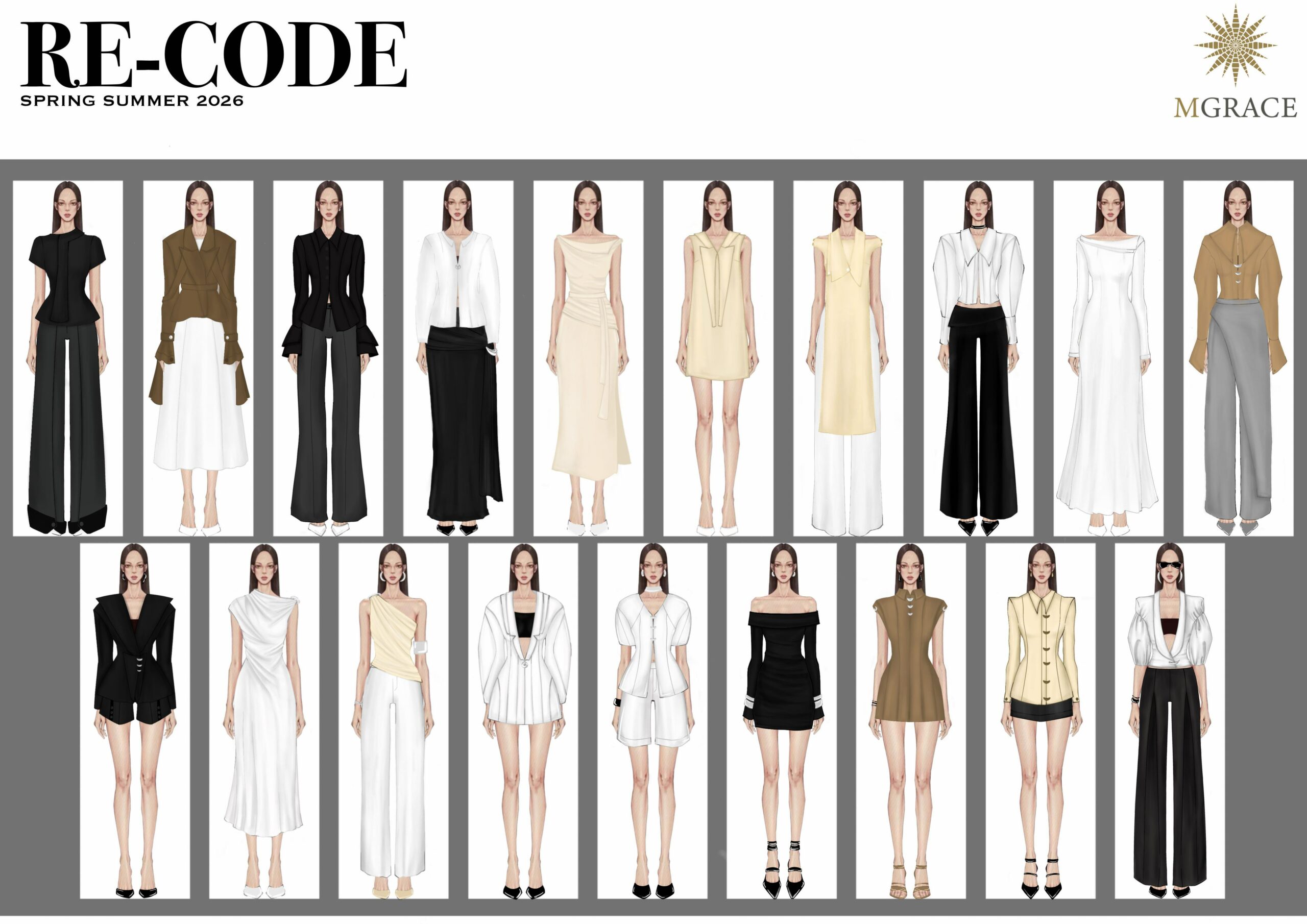 RE-CODE by MGRACE Spring - Summer Collection 2026 Lookbook 1 