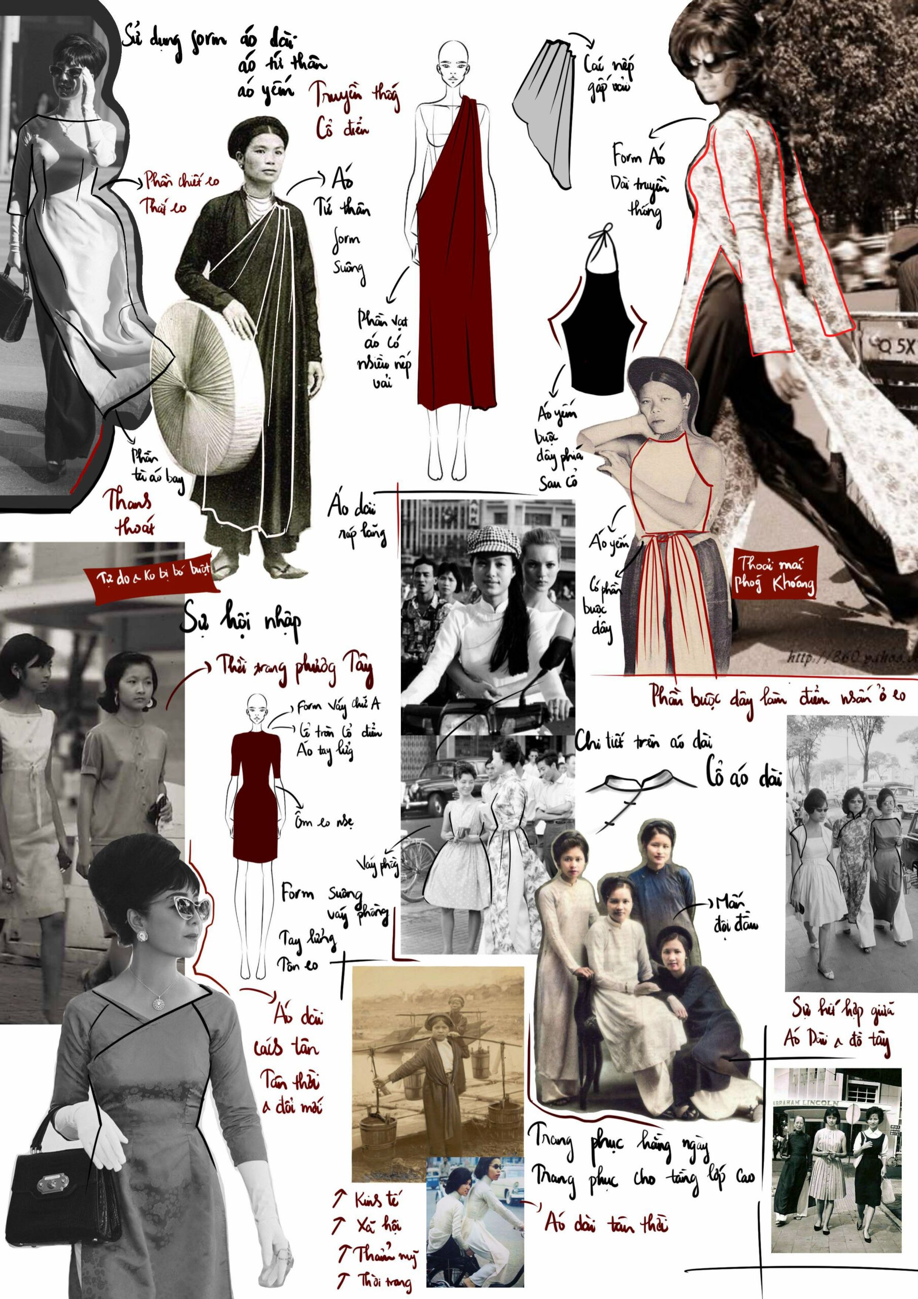 Phân tích form áo dài tứ thân và áo yếm trong Re-Code 